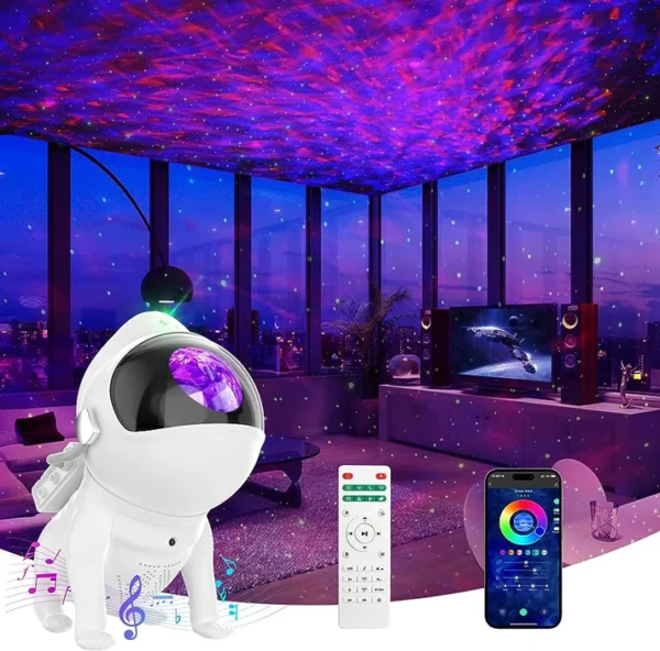 Star Projector Night Light – Space Dog Galaxy Projector