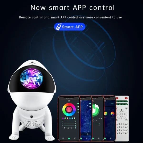 Star Projector Night Light – Space Dog Galaxy Projector - Image 2