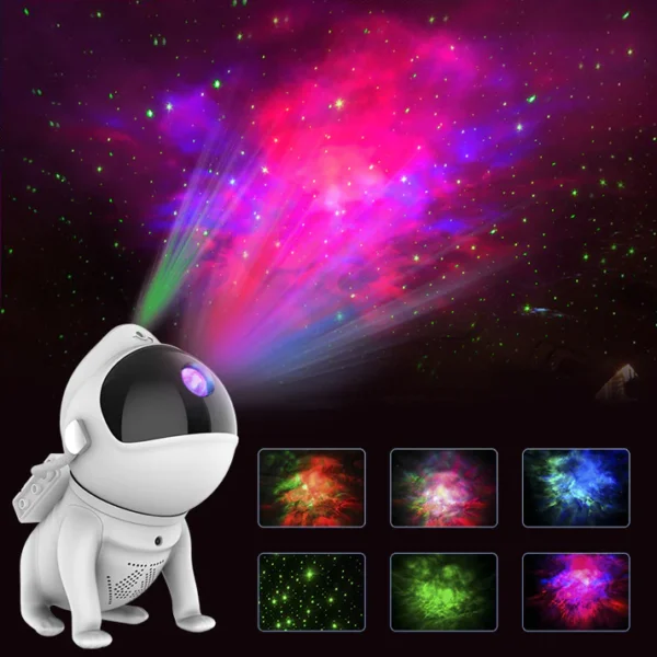 Star Projector Night Light – Space Dog Galaxy Projector - Image 3