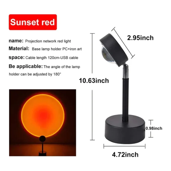 Sunset Color‑Changing Projector LED Lamp with App Control - Image 4