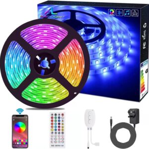 LED Strip Lights 5m – Bluetooth, Music Sync, Remote