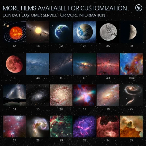 4K Planetarium Projector with 13 Galaxy Discs - Image 4