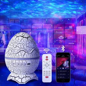 Dinosaur Egg Star Projector with BT Music Speaker