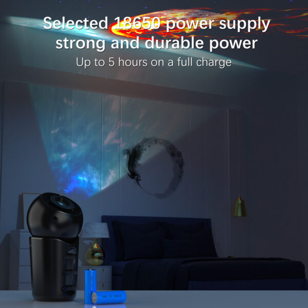 Portable Galaxy Astronomy Rotating Projector (360°) - Image 2